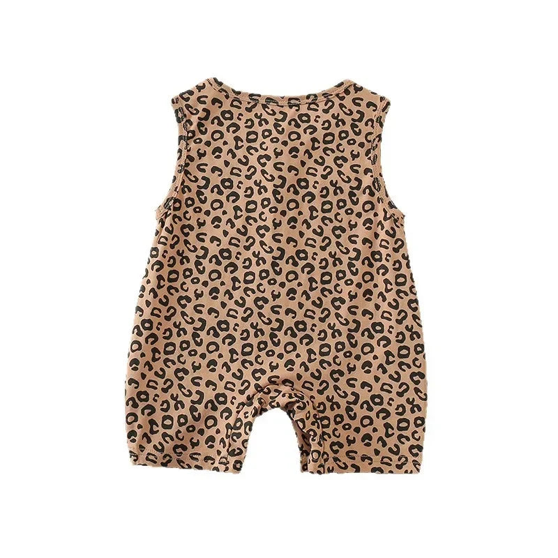 Leopard Short Romper