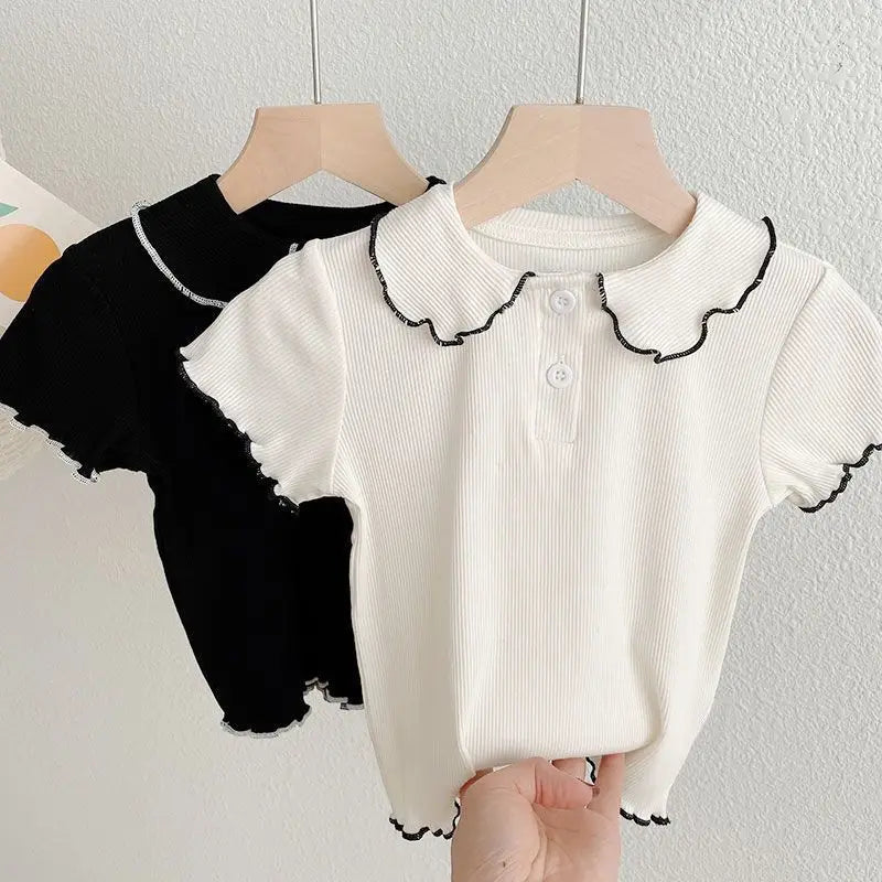 Ruffle Collar Tee