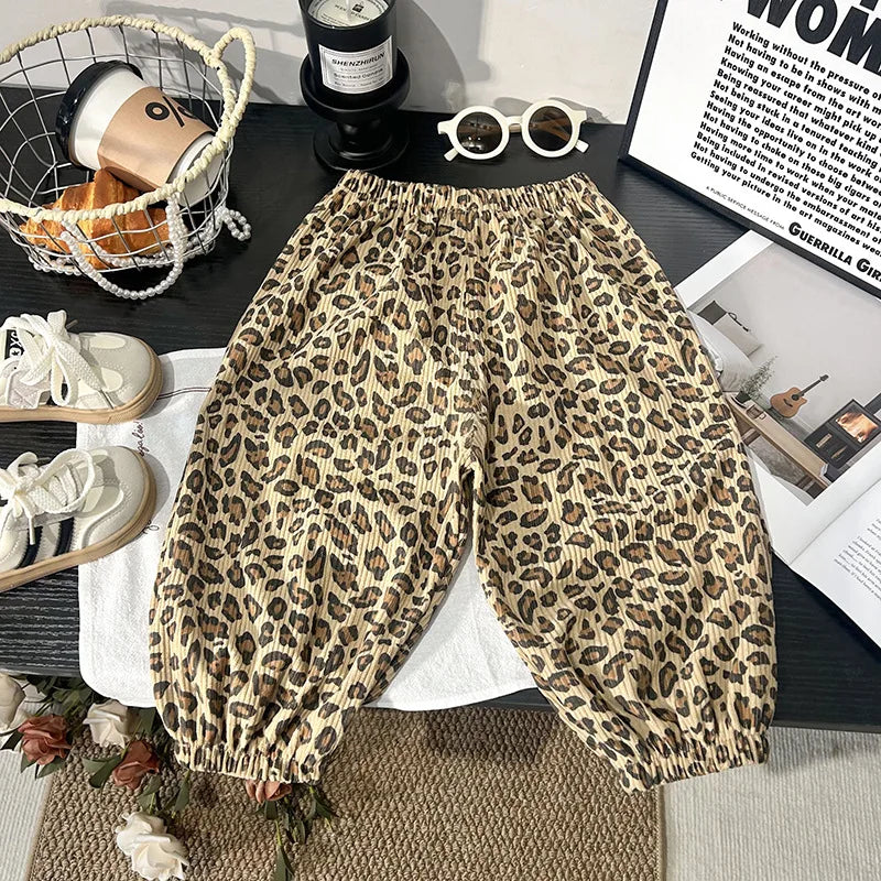 Polka Dot Leopard Pants