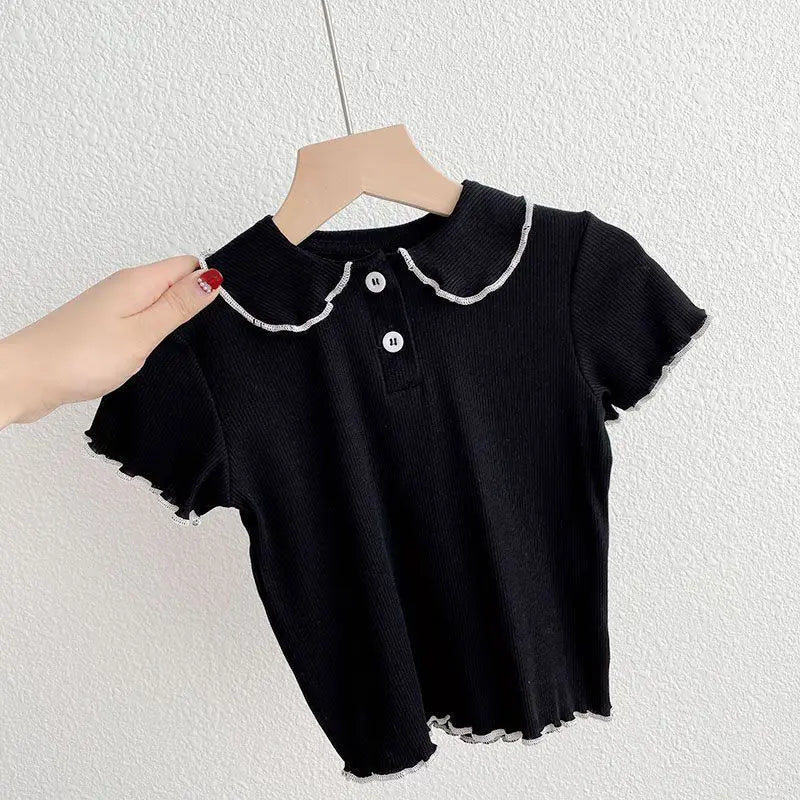 Ruffle Collar Tee