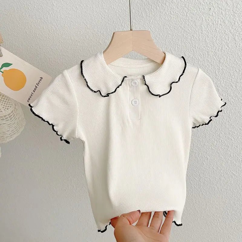 Ruffle Collar Tee