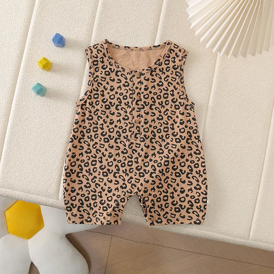 Leopard Short Romper