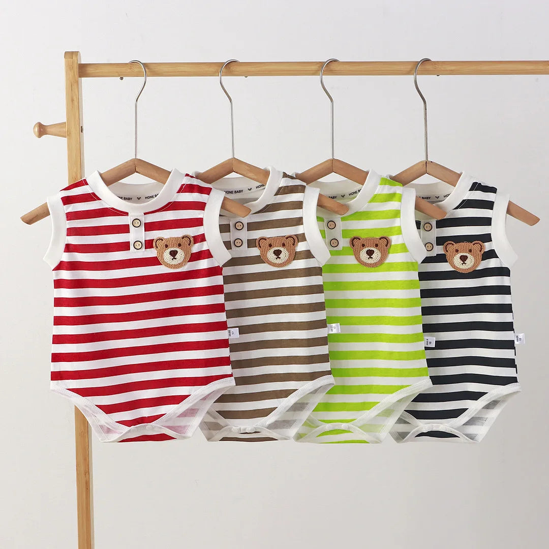 Bear Stripped Bodysuit