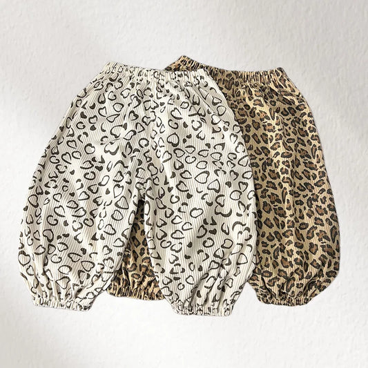 Polka Dot Leopard Pants