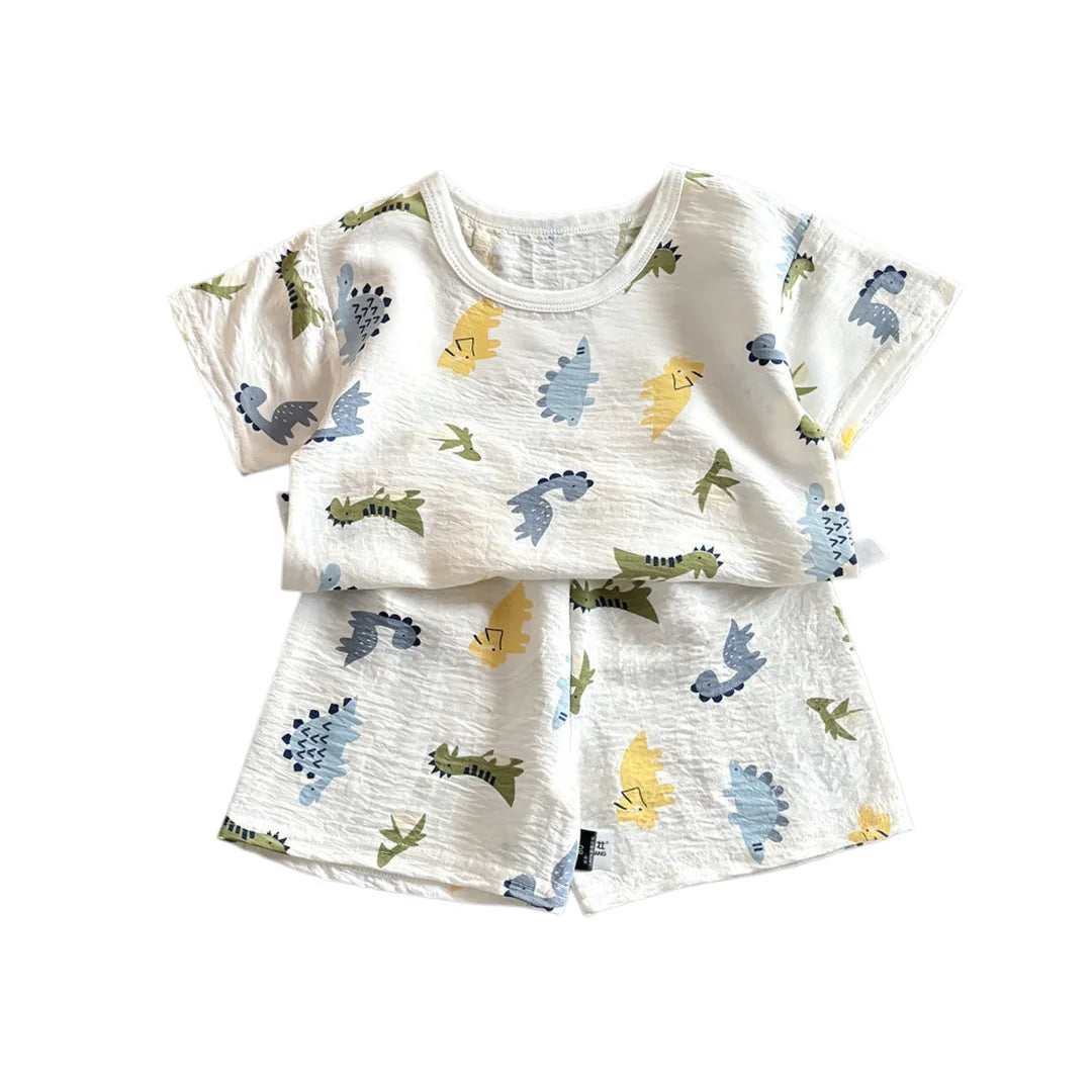 Short Sleeves Pajamas Set