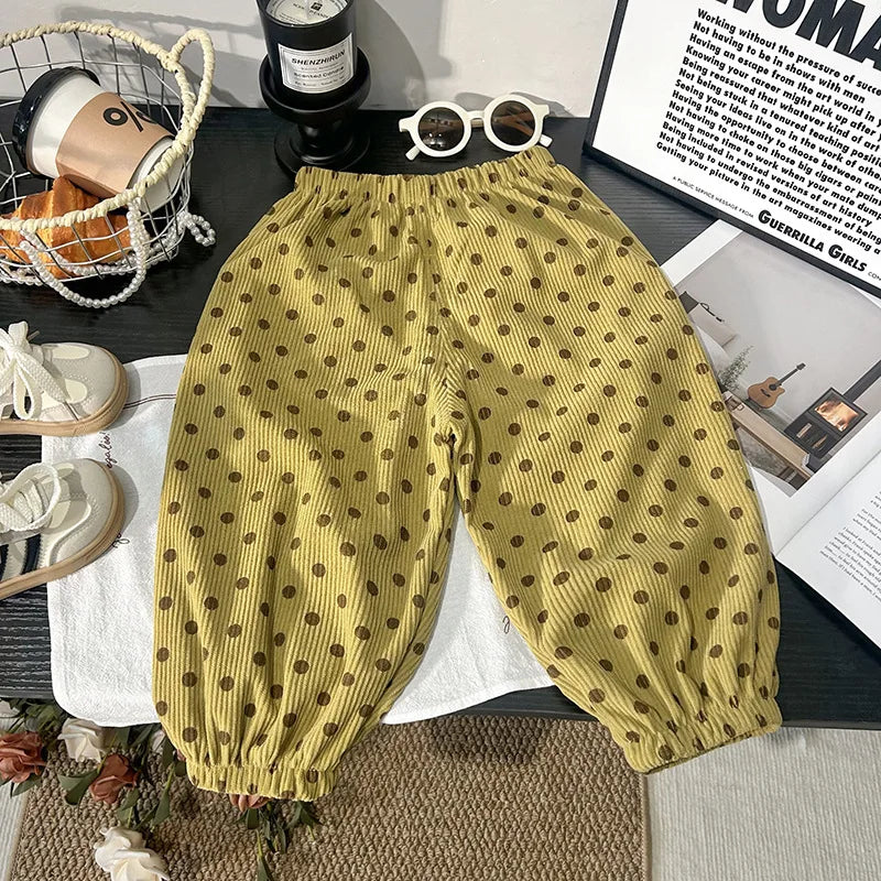 Polka Dot Leopard Pants