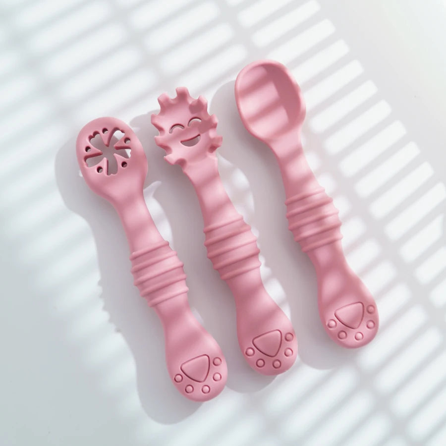 Baby Silicone Spoon Set